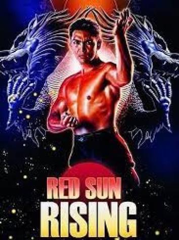 постер Восход красного солнца
