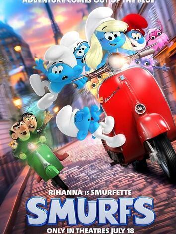 постер Смурфики в кино