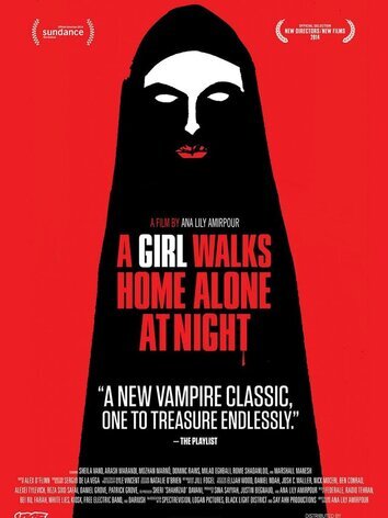 постер Девушка возвращается одна ночью домой